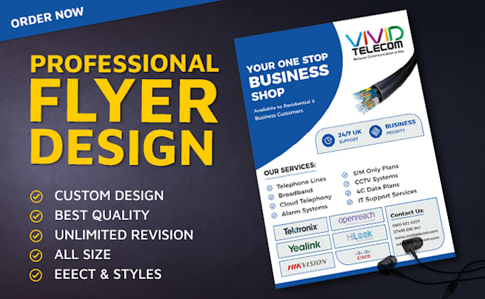 do awesome flyer and poster design