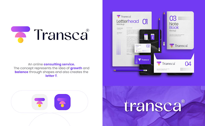do minimalist logo design, brand identity and branding kit