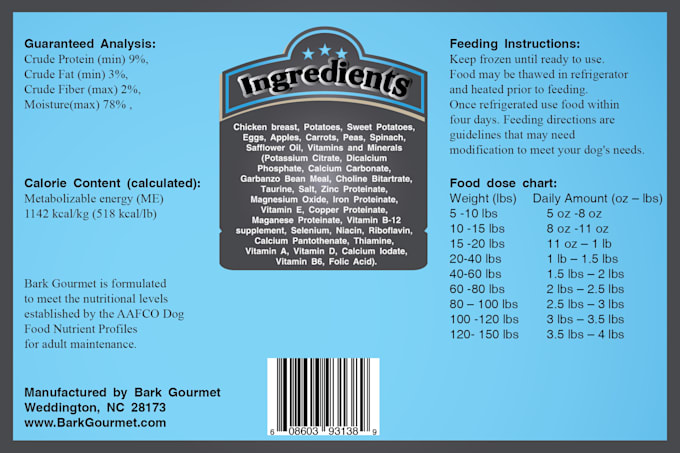 design product package and  label