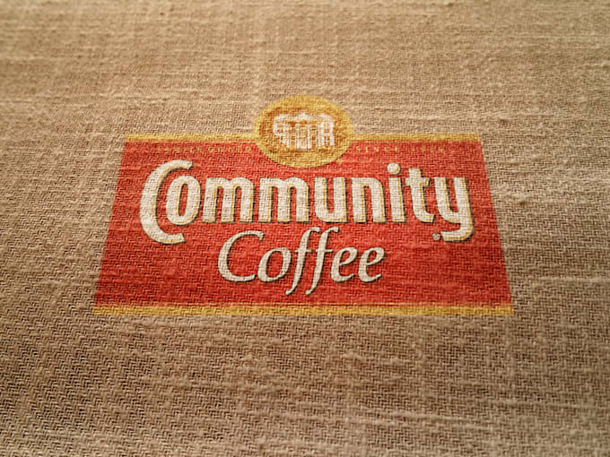 mockup your logo in realistic burlap