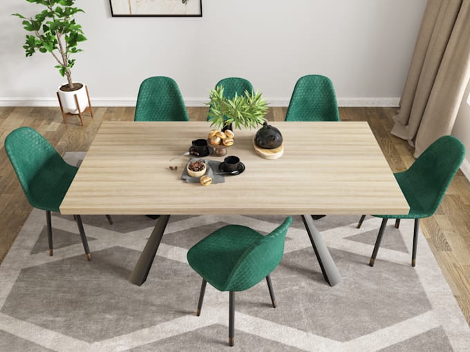 professional 3d rendering and modeling for products furniture