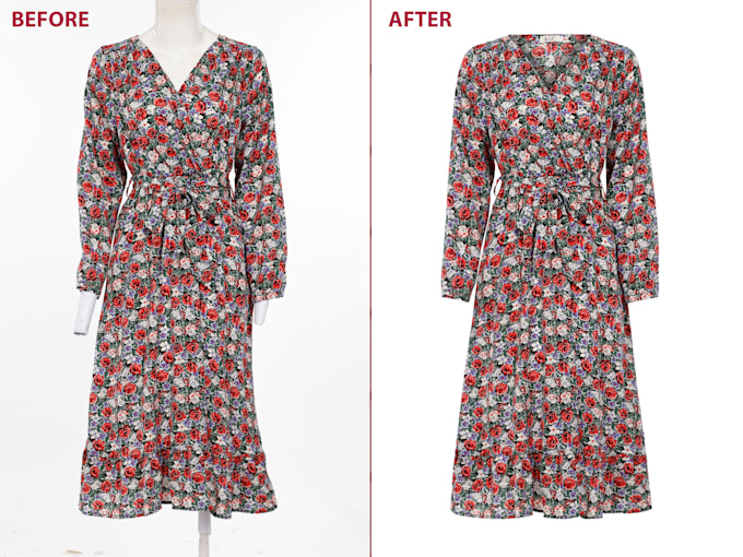 do invisible ghost mannequin or neck joint symmetrically