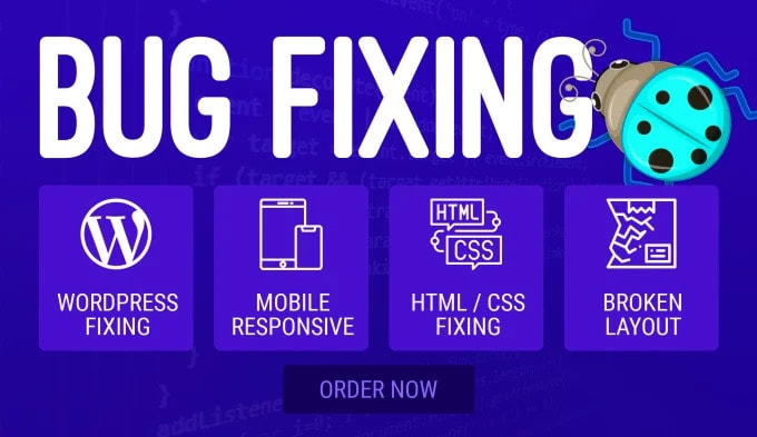 fix your website bugs and errors