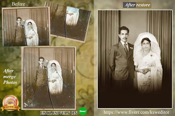 restore old or damaged photos
