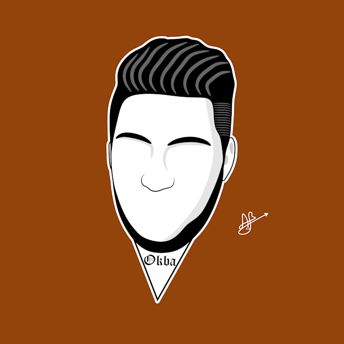 draw a minimalist gaming avatar from your photo