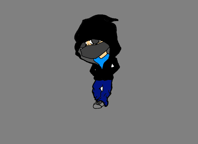 draw a custom cute cartoon character