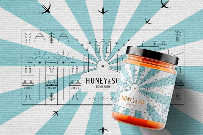 design creative product packaging and label