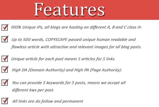 create 50 dofollow permanent backlink