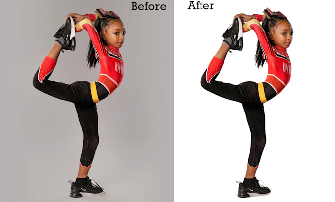 remove background and color correction