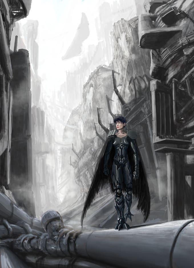 photobash you as a hero