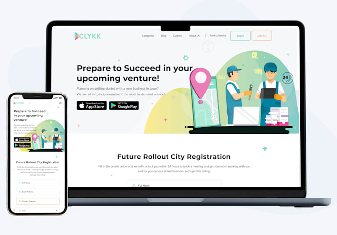 design stunning landing pages for websites