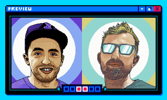 create high quality portrait pixel art