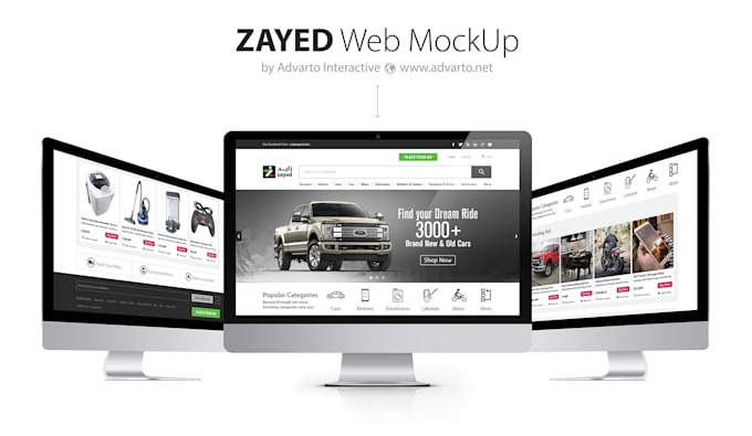 design psd website UI and app