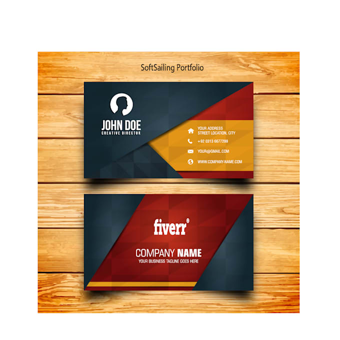 create professional business card