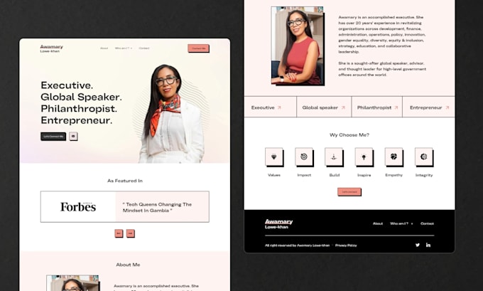 create portfolio framer website, figma to framer