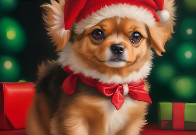 draw pet portrait, dog portrait, pet in oil painting