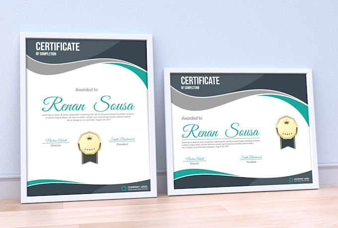 design a professional certificate