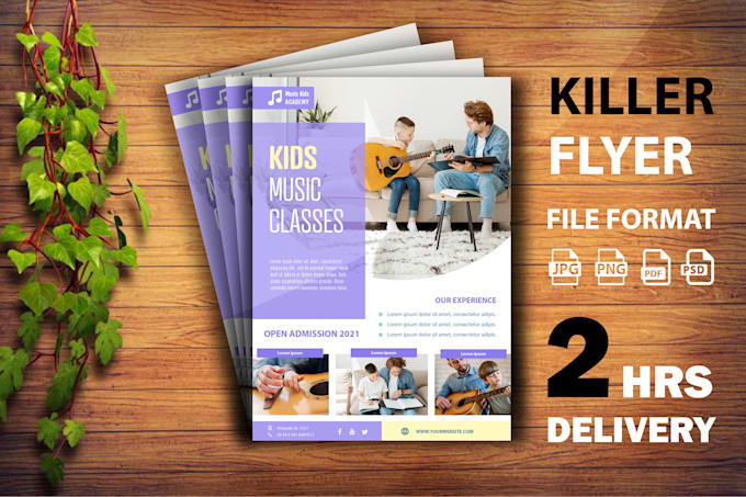 design killer flyer design for you quickly