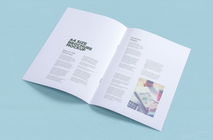 Download Do A3 A4 Paper Flyers Z Fold Leaflets Mockup By Jootoor PSD Mockup Templates
