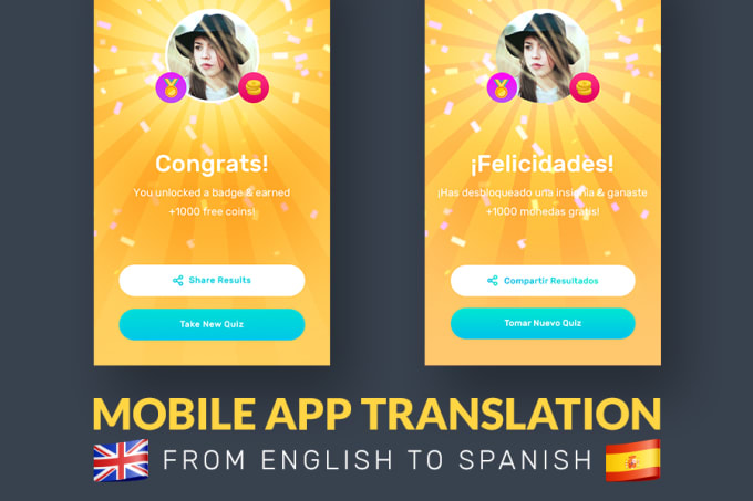 To translate english felicidades ¡felicidades! translation