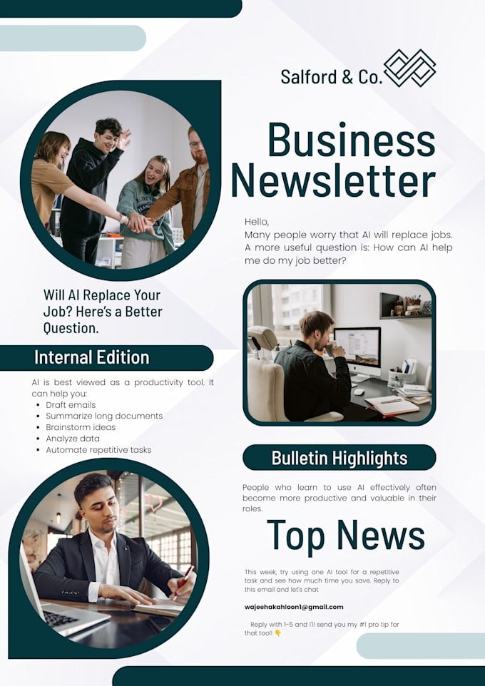 create responsive email newsletters for shopify ecommerce and businesses