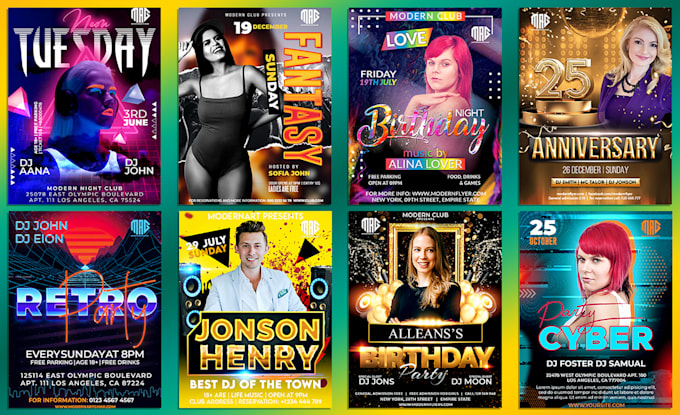 create an eye catching flyers posters
