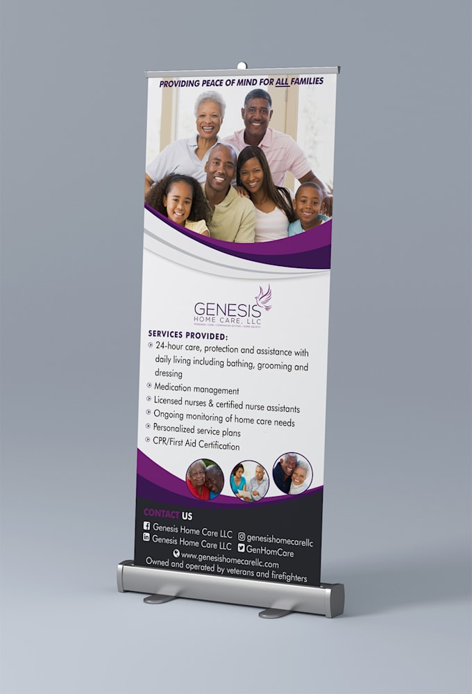 design amazing  rollup and web banners