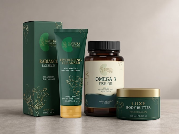 design premium amazon packaging, box, and label design