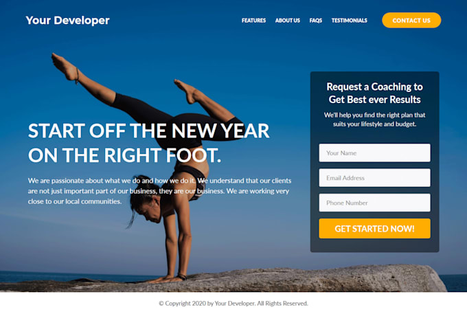 create a perfect sales funnel, sales page or landing page in wordpress
