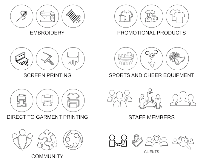 design unique and professional icons