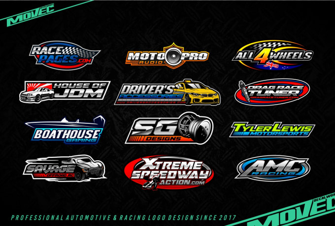 Create professional racing and automotive logo design by Motorvector ...