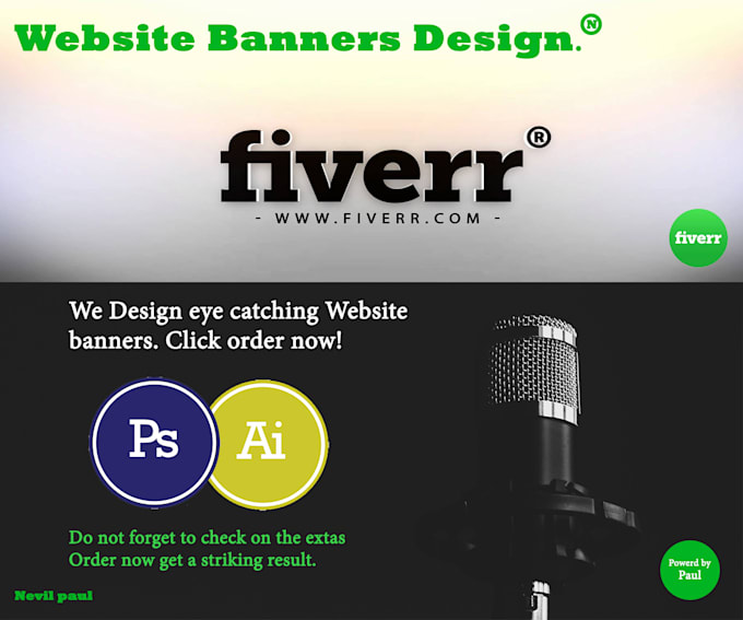 design unique web banners either animated gifs or static and logo