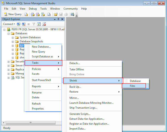 do any sql server database administration task and remotely support