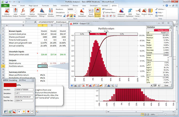 create professional dynamic and interactive financial model