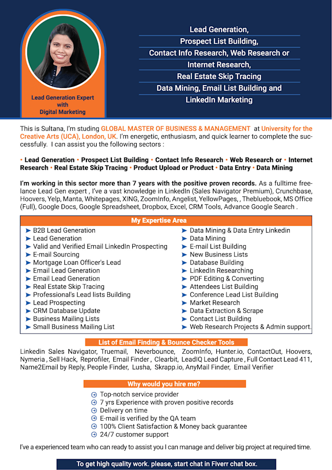 do highly targeted b2b linkedin lead generation and email list building