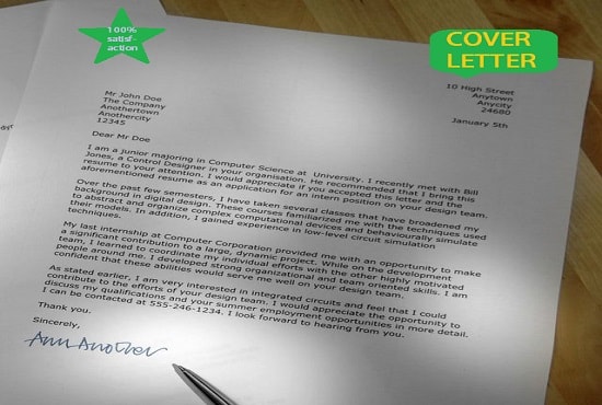 write formal, informal letter, cover letter or linkedin page