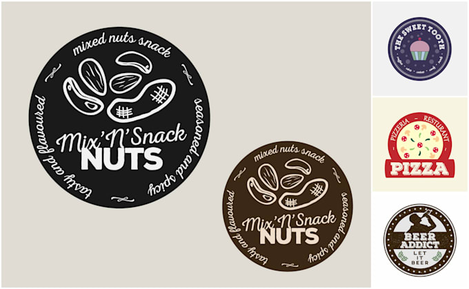 design a sticker for your product or business