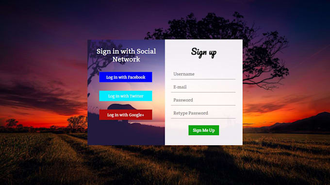 Do stunning login page in using mysql by Dailytuition | Fiverr