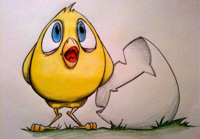 draw a cartoon character