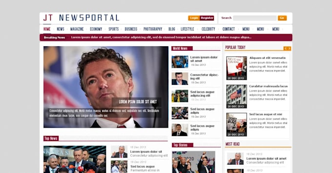 create your news portal website for google adsense approval