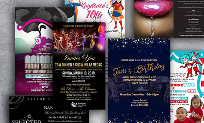 create event invitation design