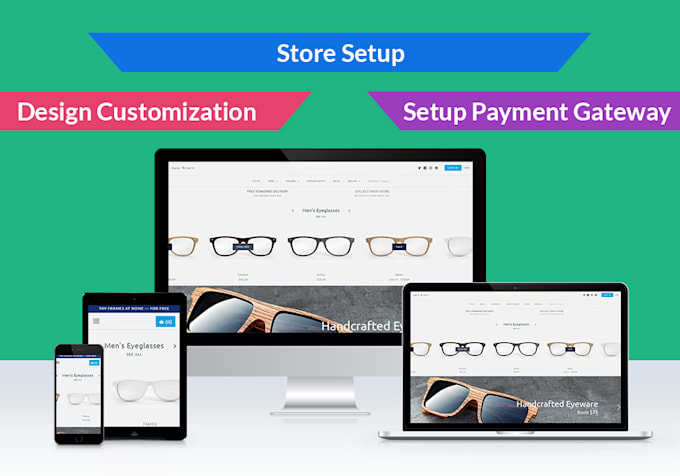 create shopify website, ecommerce  store