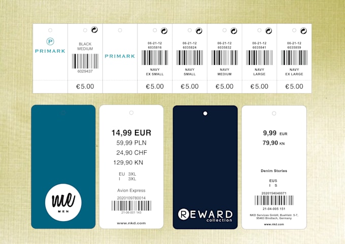 do price tag design for you