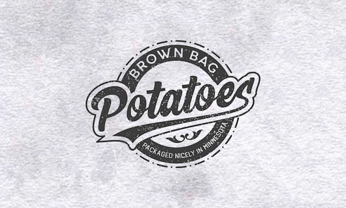 create hand drawn retro vintage and emblem logo design