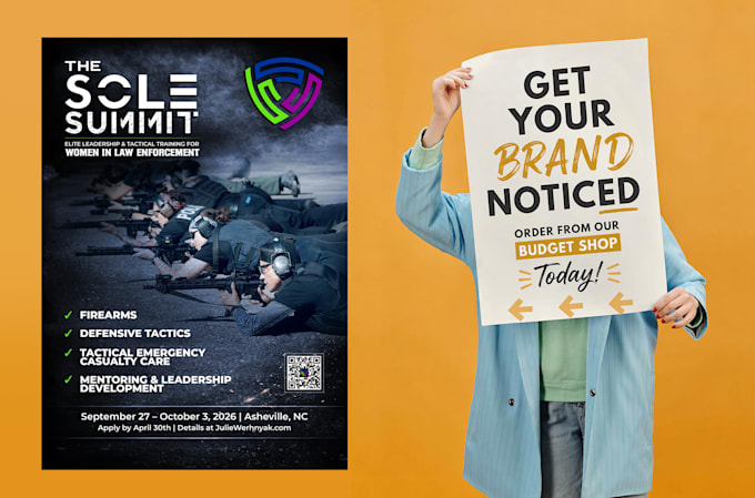 design professional posters that get your brand noticed fast