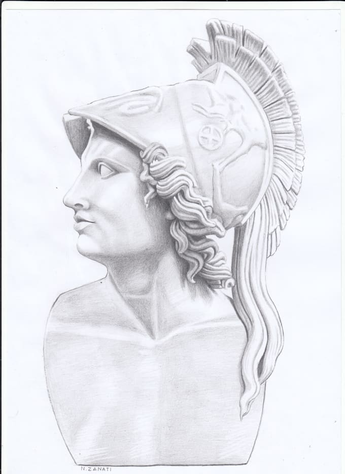 draw realistic pencil portrait