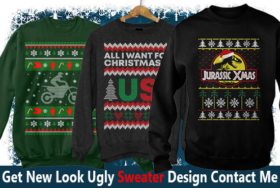 design your own ugly christmas sweater design