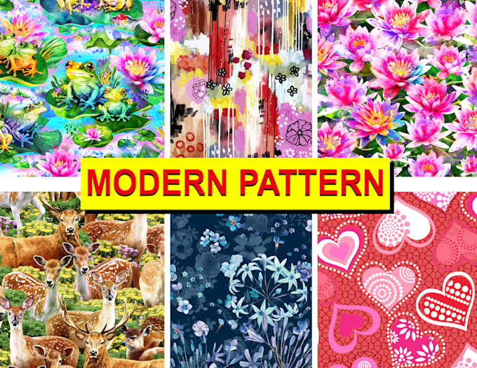 design seamless surface pattern for fabric and fashion