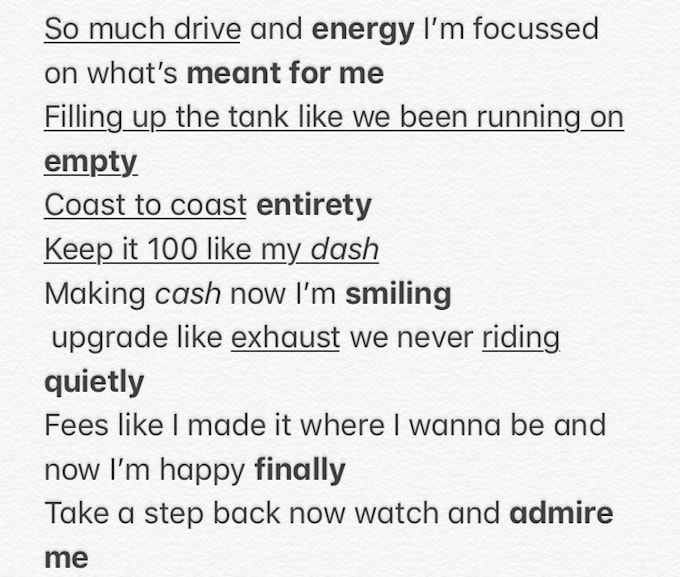 write rap lyrics for you