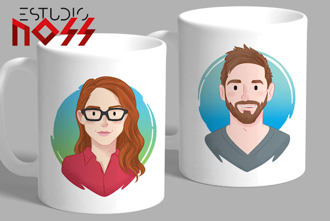 do your professional avatar for social network